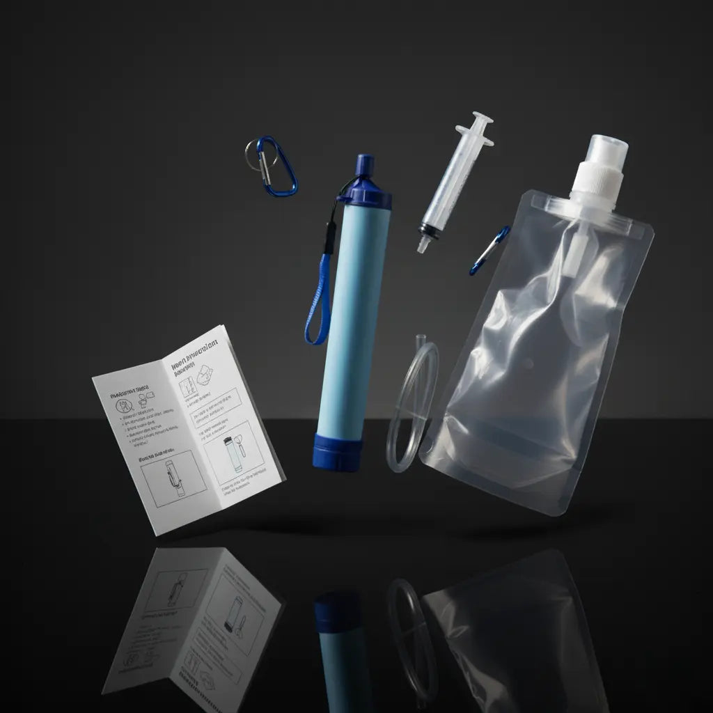 Emergency Water Filter Straw